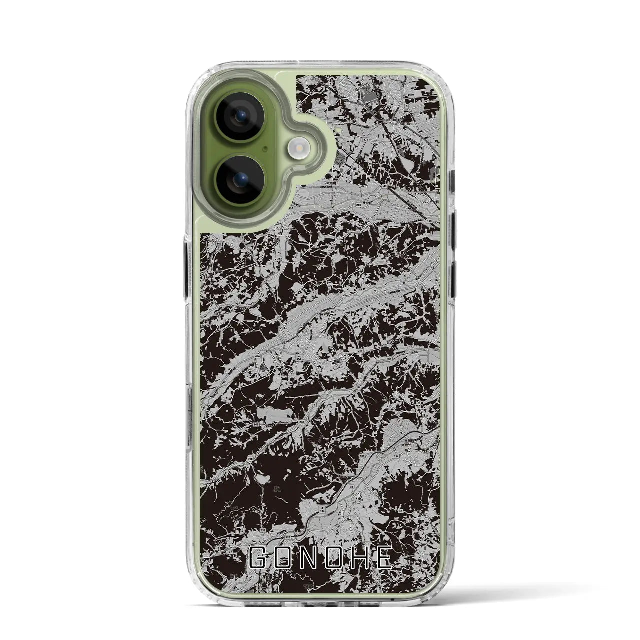 【五戸（青森県）】地図柄iPhoneケース（MagSafeタイプ）