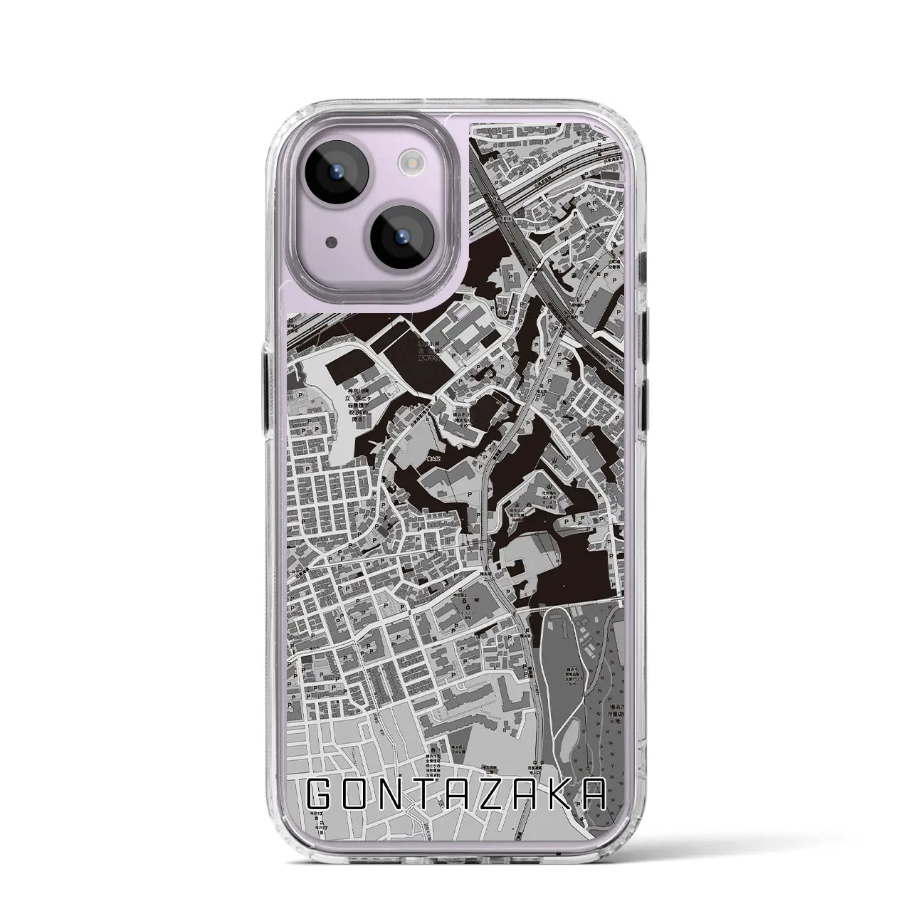 【権太坂（神奈川県）】地図柄iPhoneケース（MagSafeタイプ）