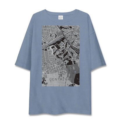 【権太坂（神奈川県）】地図柄ビッグシルエットTシャツ