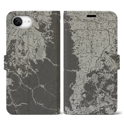 【御所（奈良県）】地図柄iPhoneケース（手帳タイプ）