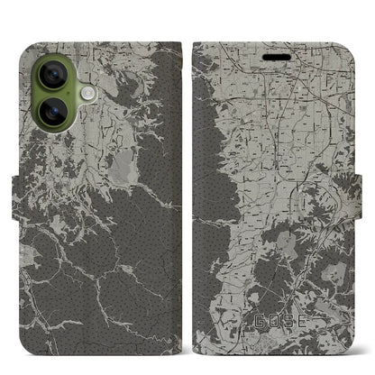 【御所（奈良県）】地図柄iPhoneケース（手帳タイプ）