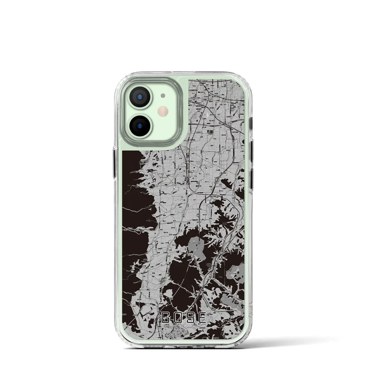 【御所（奈良県）】地図柄iPhoneケース（MagSafeタイプ）