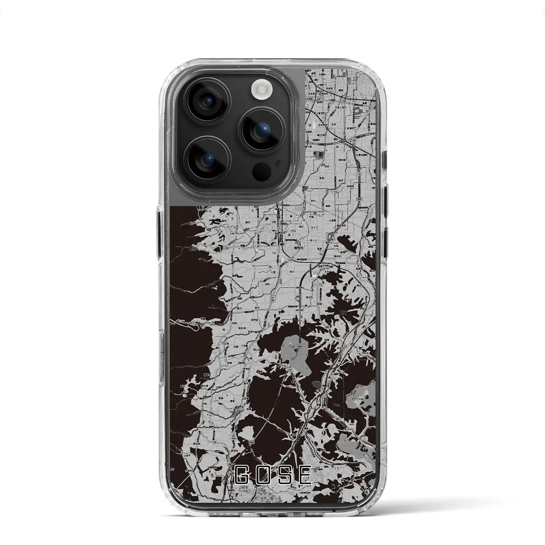 【御所（奈良県）】地図柄iPhoneケース（MagSafeタイプ）