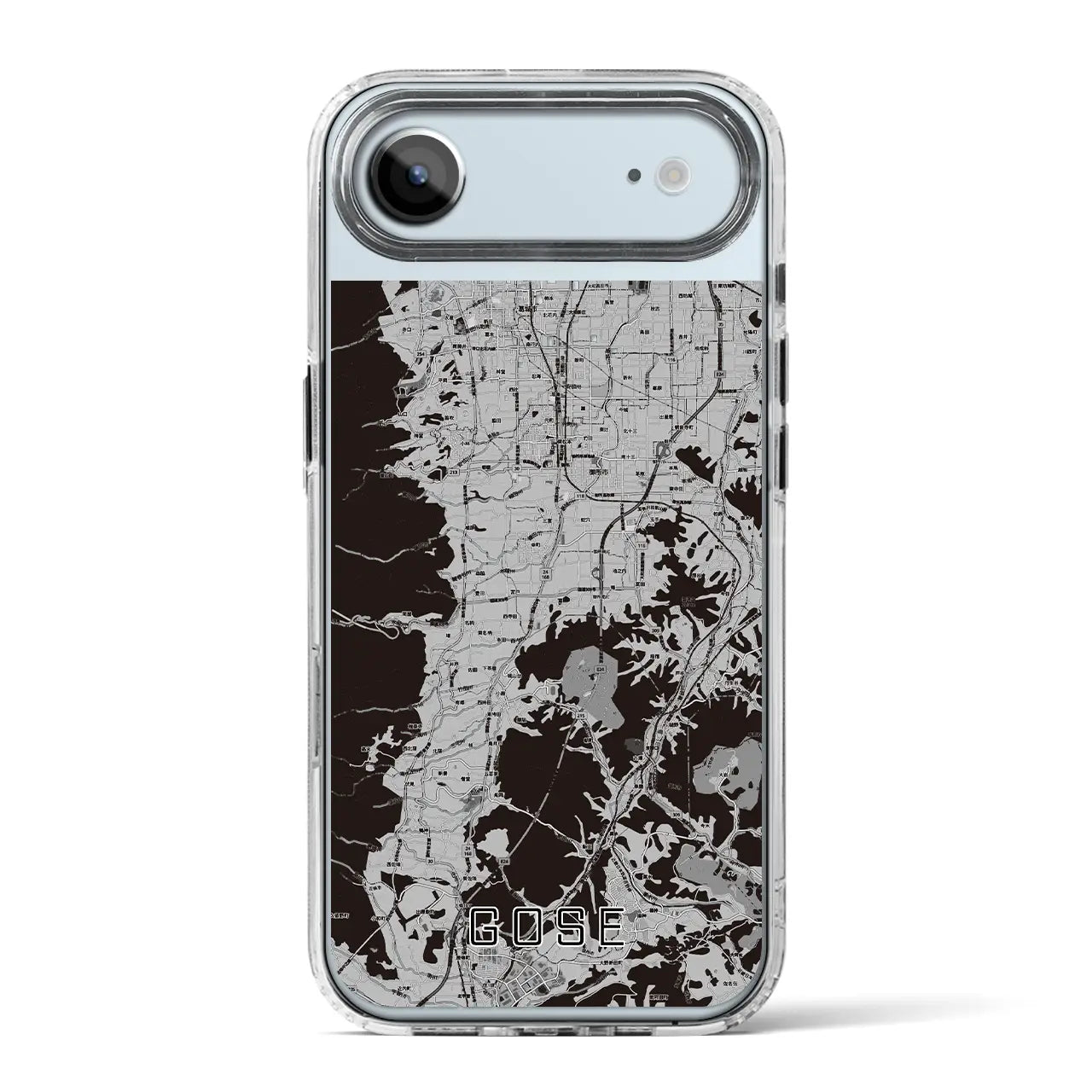 【御所（奈良県）】地図柄iPhoneケース（MagSafeタイプ）