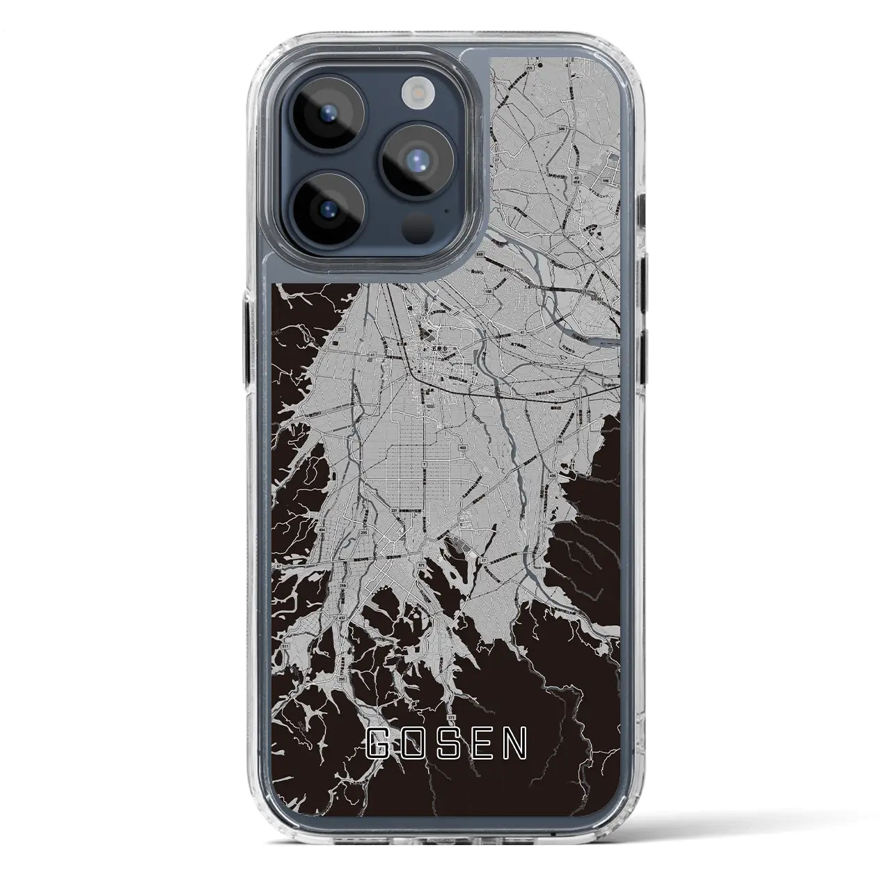 【五泉（新潟県）】地図柄iPhoneケース（MagSafeタイプ）