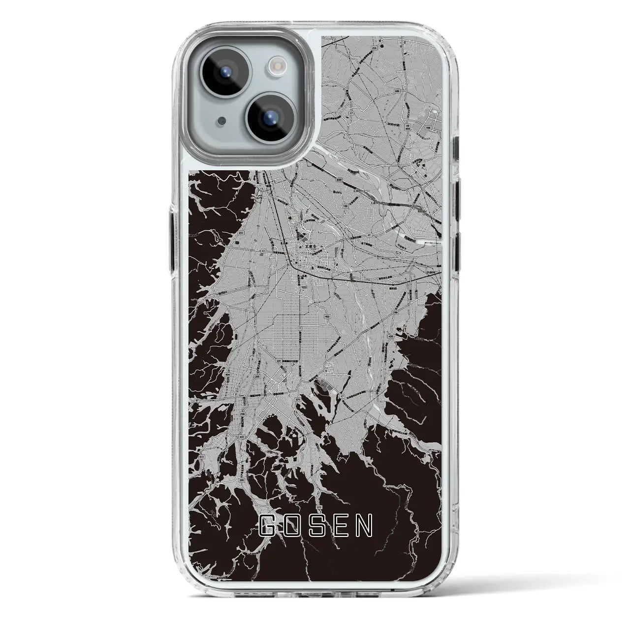 【五泉（新潟県）】地図柄iPhoneケース（MagSafeタイプ）