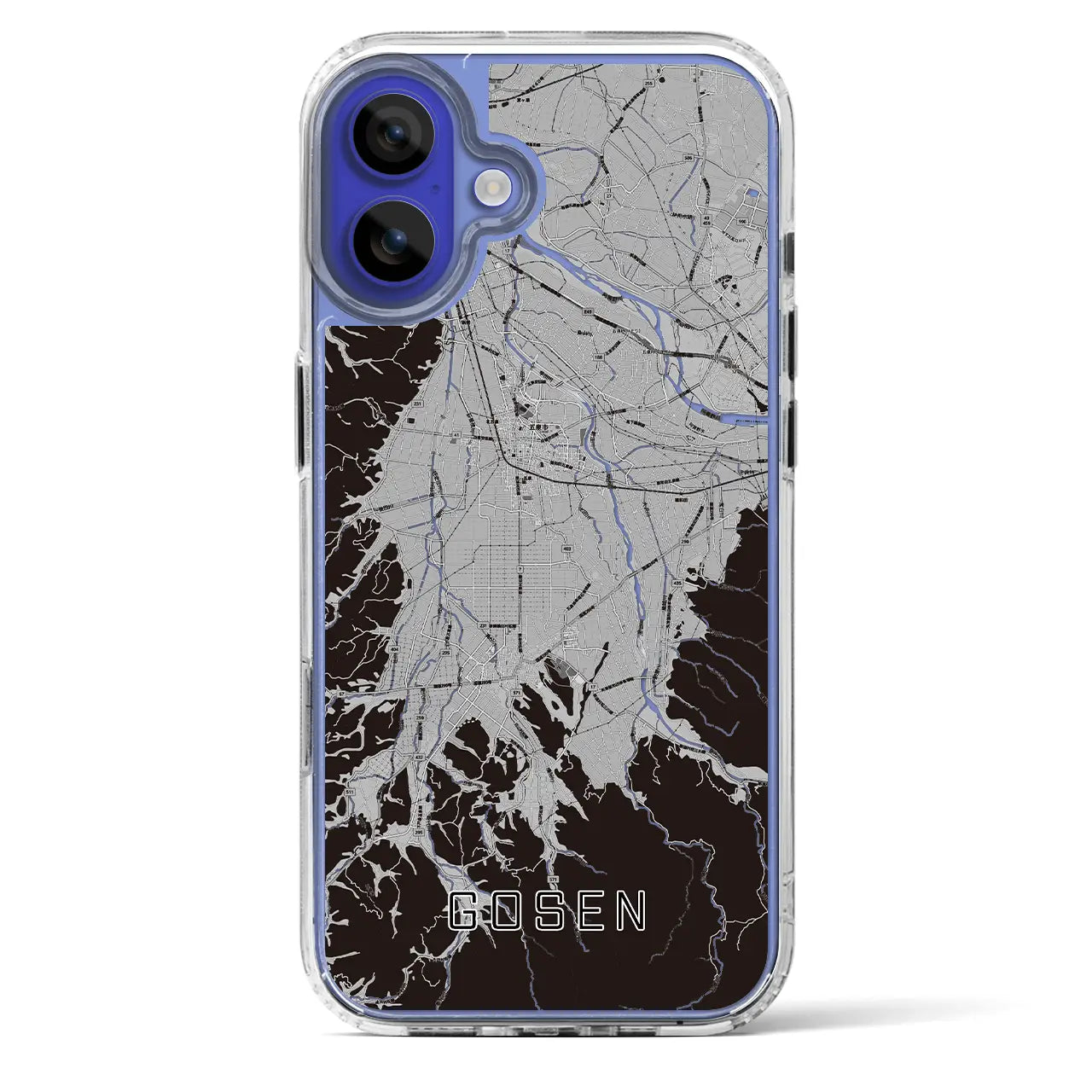 【五泉（新潟県）】地図柄iPhoneケース（MagSafeタイプ）