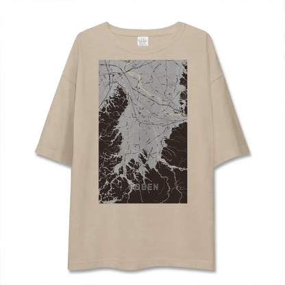 【五泉（新潟県）】地図柄ビッグシルエットTシャツ