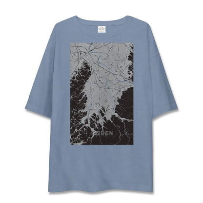 【五泉（新潟県）】地図柄ビッグシルエットTシャツ