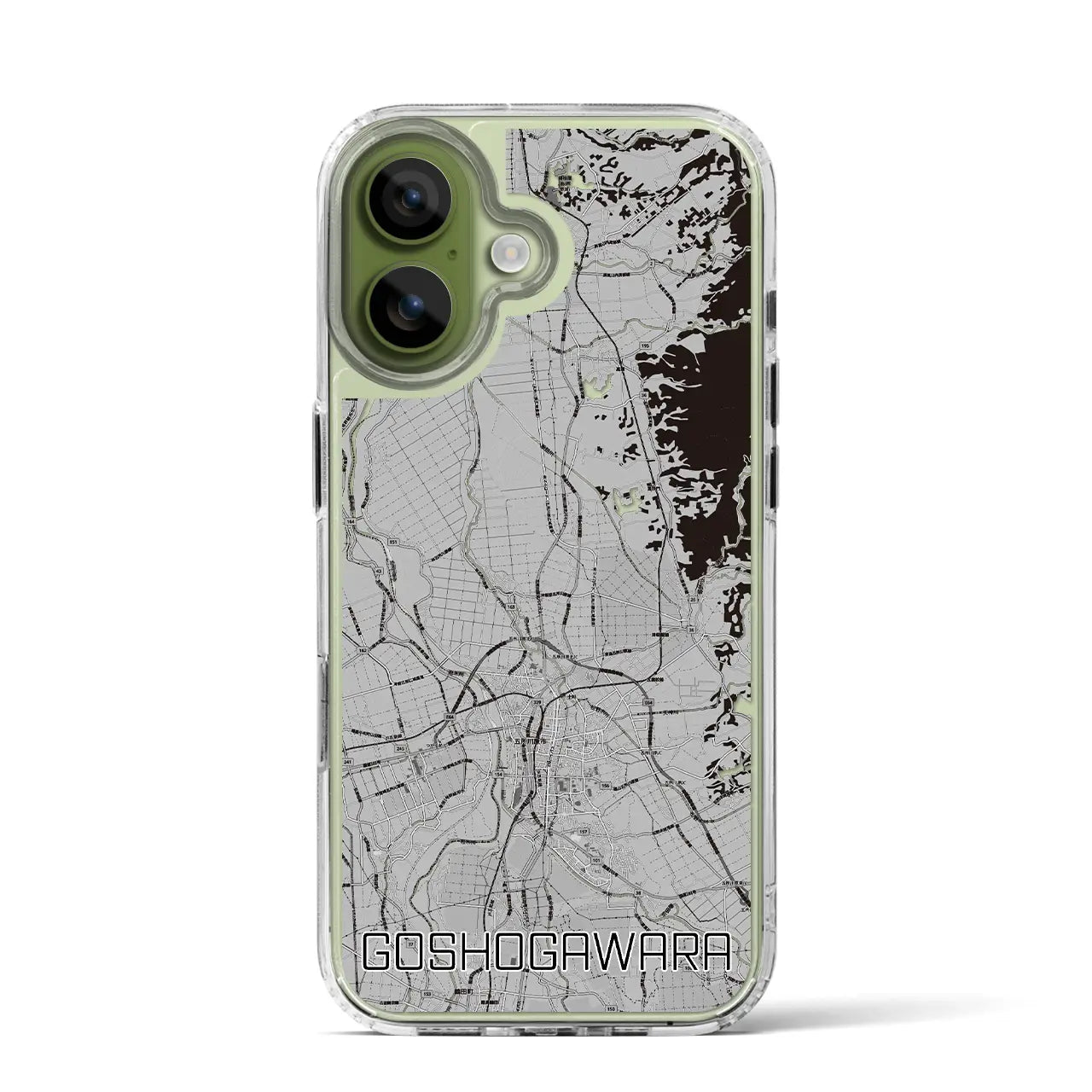 【五所川原（青森県）】地図柄iPhoneケース（MagSafeタイプ）