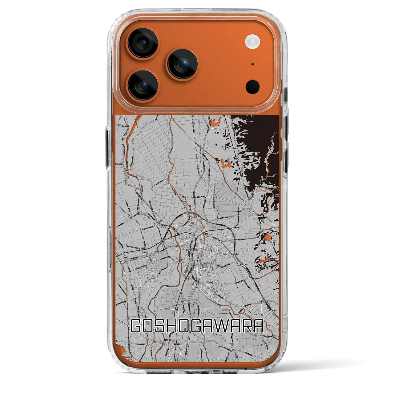 【五所川原（青森県）】地図柄iPhoneケース（MagSafeタイプ）