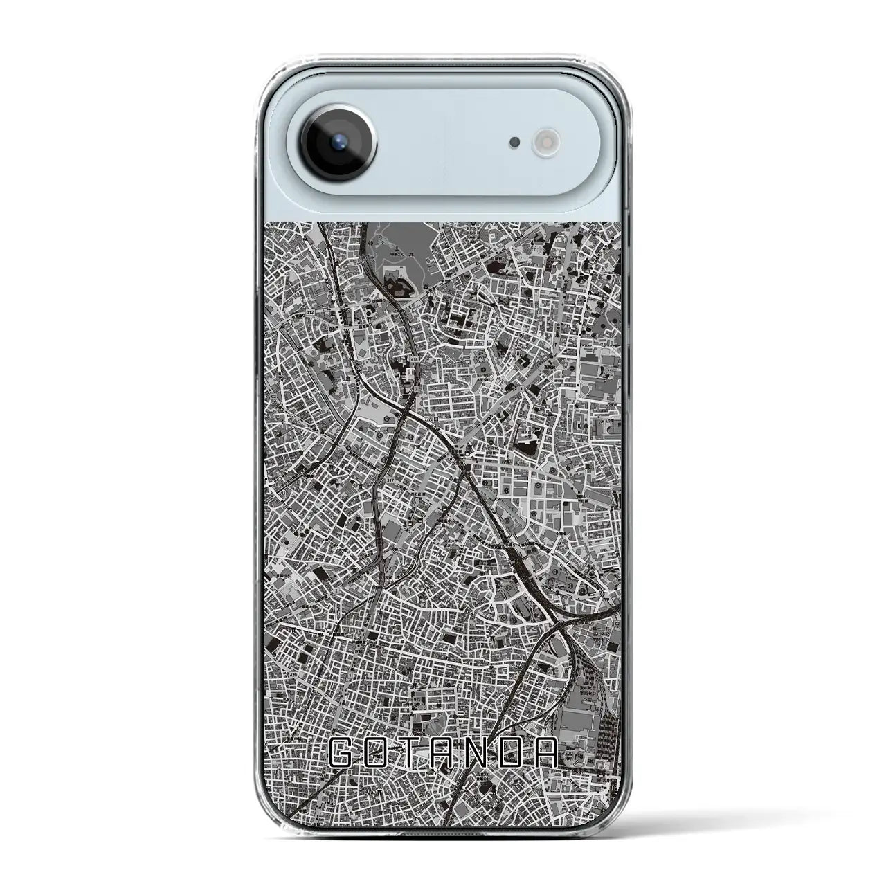 【五反田（東京都）】地図柄iPhoneケース（クリアタイプ）