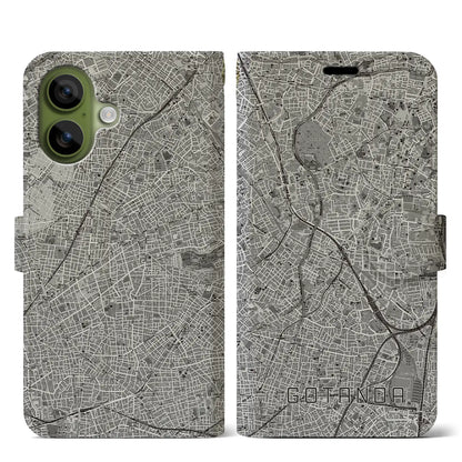 【五反田（東京都）】地図柄iPhoneケース（手帳タイプ）