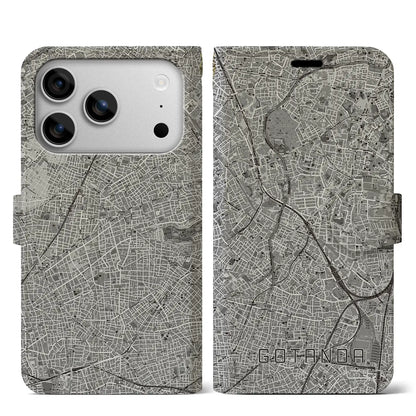 【五反田（東京都）】地図柄iPhoneケース（手帳タイプ）