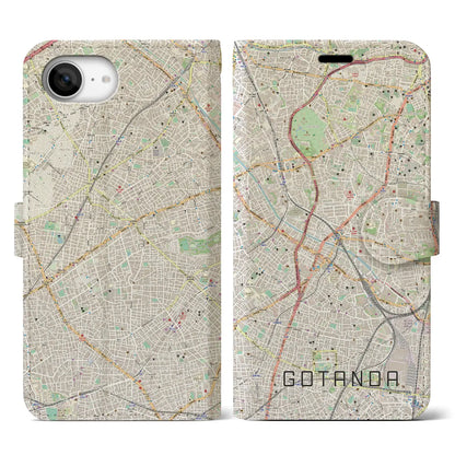 【五反田（東京都）】地図柄iPhoneケース（手帳タイプ）