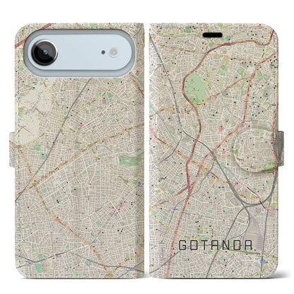 【五反田（東京都）】地図柄iPhoneケース（手帳タイプ）