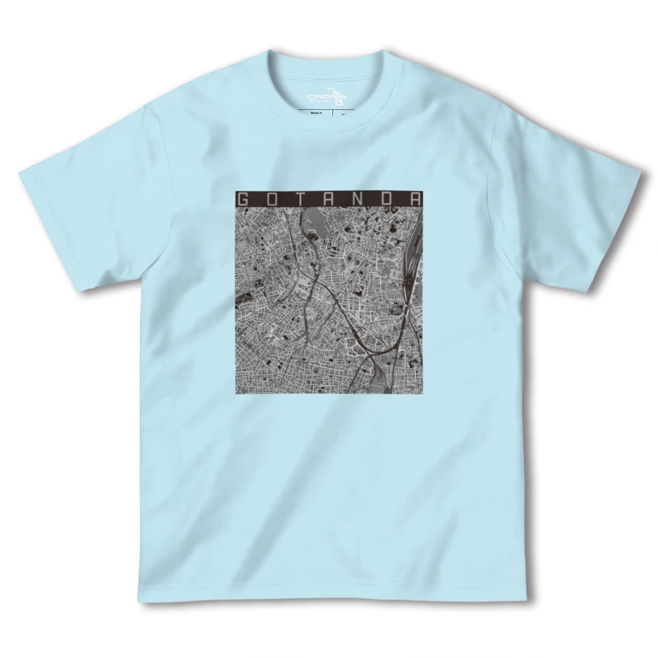 【五反田（東京都）】地図柄ヘビーウェイトTシャツ