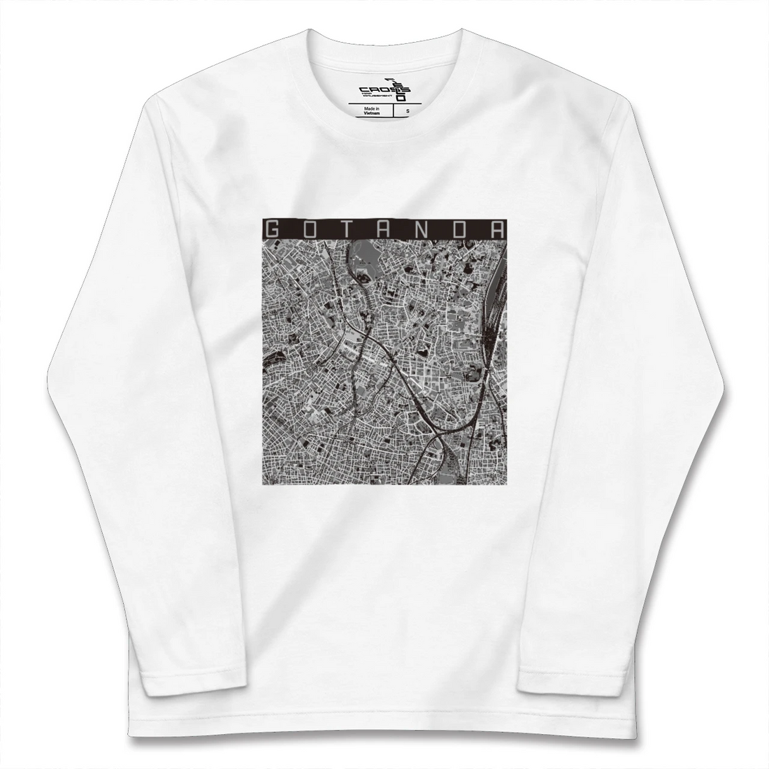 【五反田(東京都)】地図柄ロングスリーブTシャツ