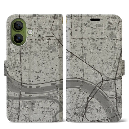 【五反野（東京都）】地図柄iPhoneケース（手帳タイプ）