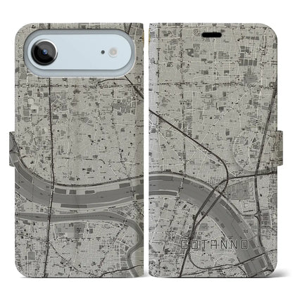 【五反野（東京都）】地図柄iPhoneケース（手帳タイプ）