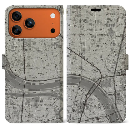 【五反野（東京都）】地図柄iPhoneケース（手帳タイプ）