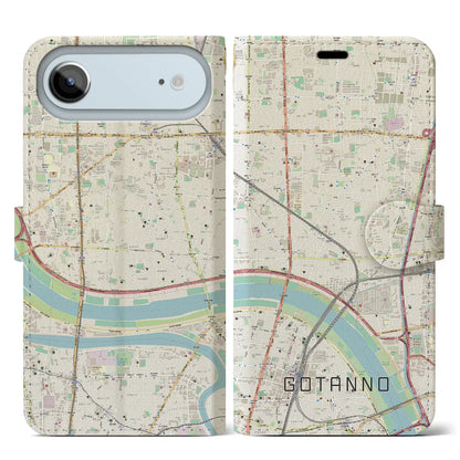 【五反野（東京都）】地図柄iPhoneケース（手帳タイプ）