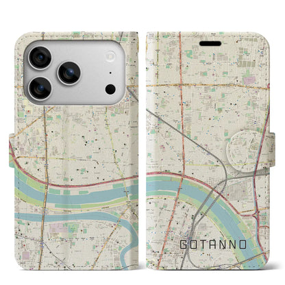 【五反野（東京都）】地図柄iPhoneケース（手帳タイプ）