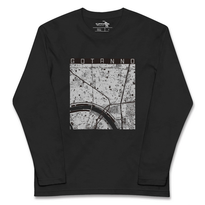 【五反野（東京都）】地図柄ロングスリーブTシャツ