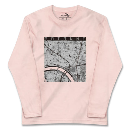 【五反野（東京都）】地図柄ロングスリーブTシャツ