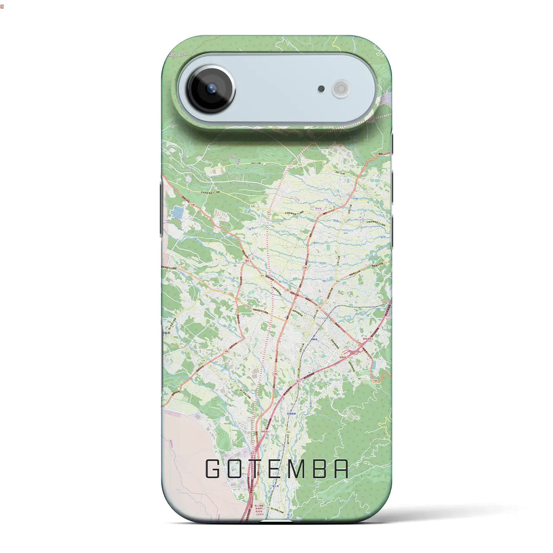 【御殿場（静岡県）】地図柄iPhoneケース（バックカバータイプ）ナチュラル・iPhone 17 Pro Max 用