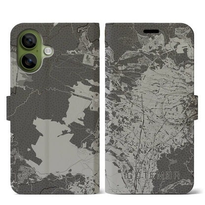 【御殿場（静岡県）】地図柄iPhoneケース（手帳タイプ）