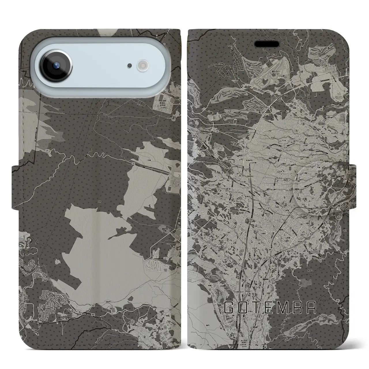 【御殿場（静岡県）】地図柄iPhoneケース（手帳タイプ）