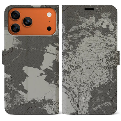 【御殿場（静岡県）】地図柄iPhoneケース（手帳タイプ）