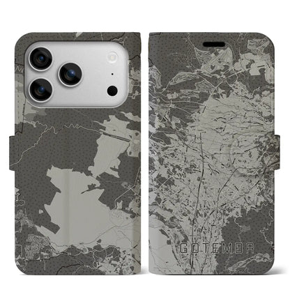 【御殿場（静岡県）】地図柄iPhoneケース（手帳タイプ）