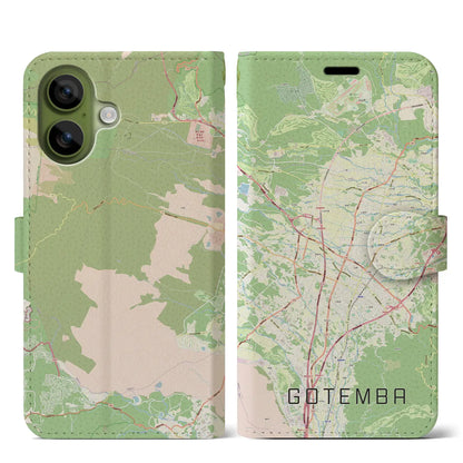 【御殿場（静岡県）】地図柄iPhoneケース（手帳タイプ）