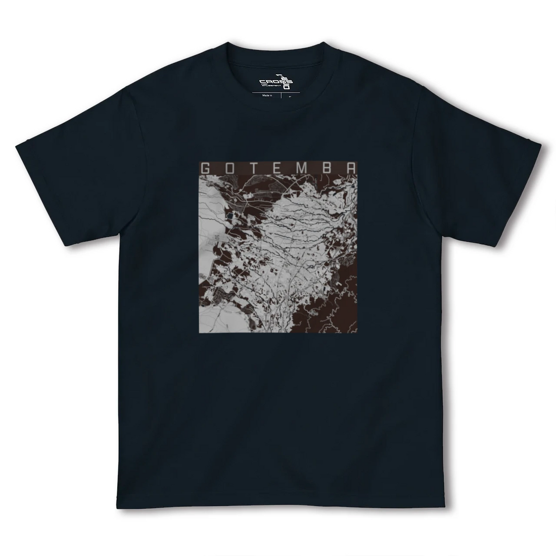 【御殿場(静岡県)】地図柄ヘビーウェイトTシャツ