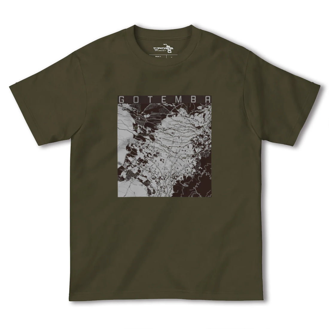 【御殿場(静岡県)】地図柄ヘビーウェイトTシャツ