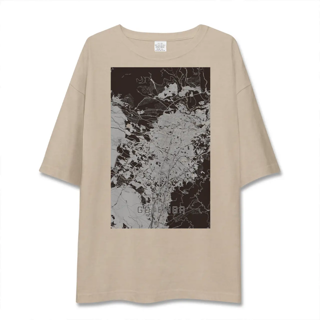 【御殿場（静岡県）】地図柄ビッグシルエットTシャツ