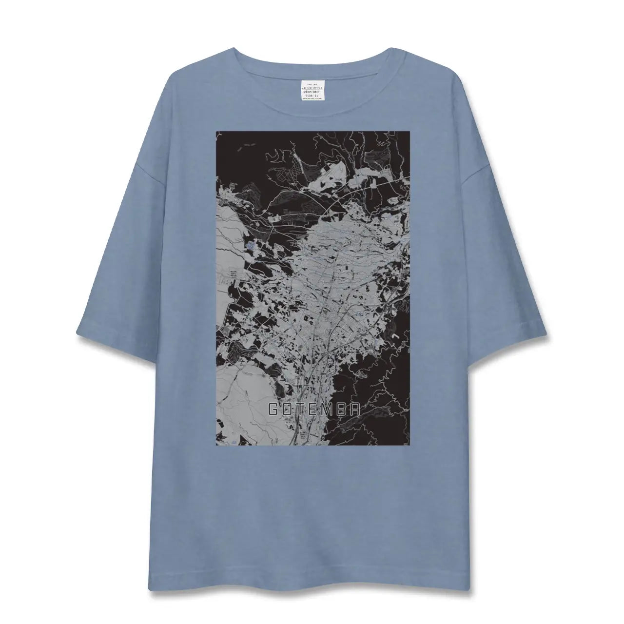 【御殿場（静岡県）】地図柄ビッグシルエットTシャツ