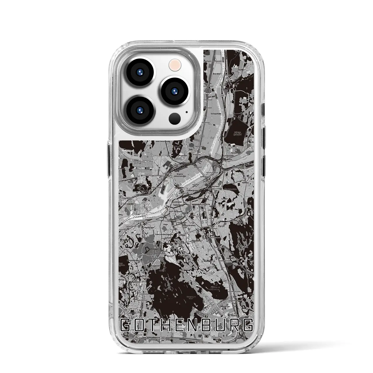 【ヨーテボリ（スウェーデン）】地図柄iPhoneケース（MagSafeタイプ）