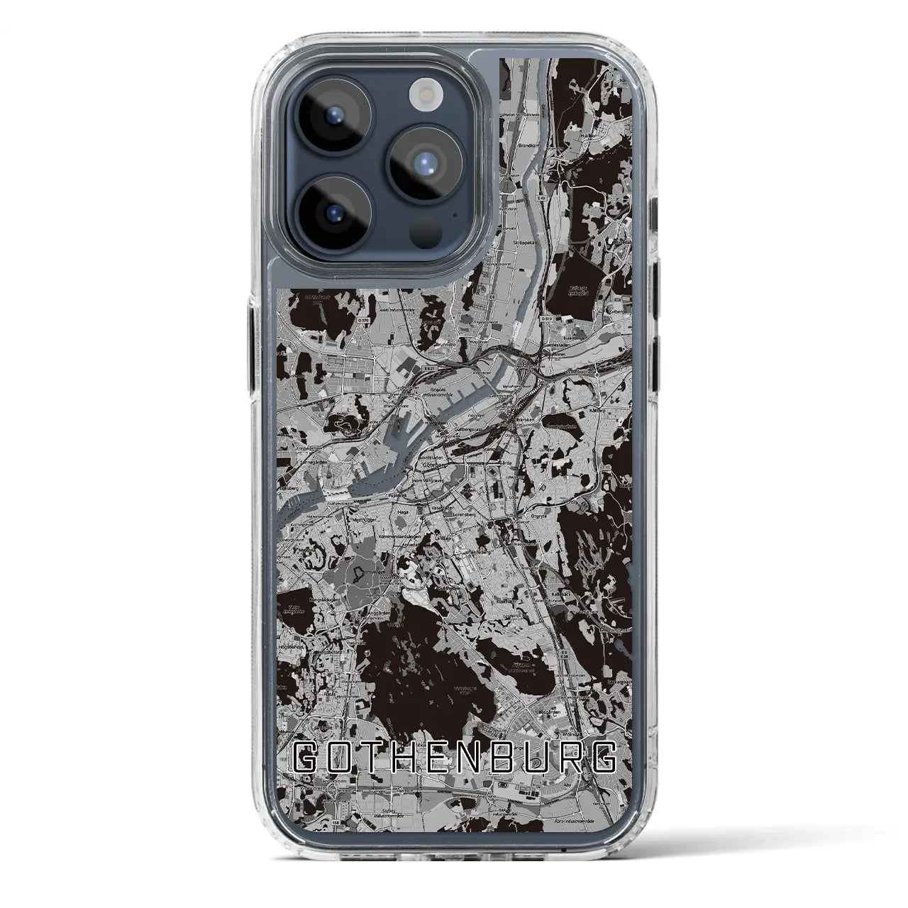 【ヨーテボリ（スウェーデン）】地図柄iPhoneケース（MagSafeタイプ）
