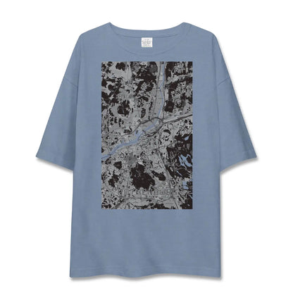 【ヨーテボリ（スウェーデン）】地図柄ビッグシルエットTシャツ