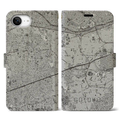 【豪徳寺（東京都）】地図柄iPhoneケース（手帳タイプ）