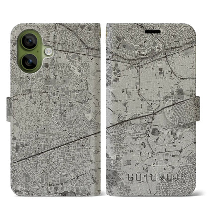 【豪徳寺（東京都）】地図柄iPhoneケース（手帳タイプ）