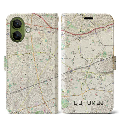 【豪徳寺（東京都）】地図柄iPhoneケース（手帳タイプ）