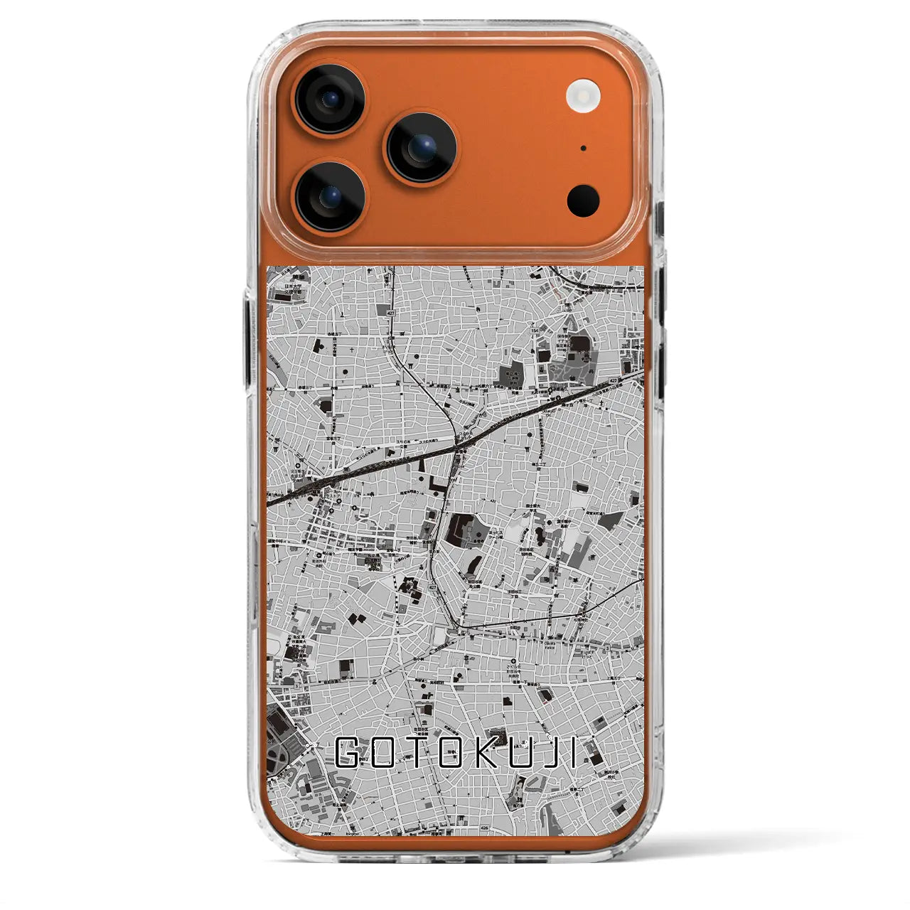 【豪徳寺（東京都）】地図柄iPhoneケース（MagSafeタイプ）