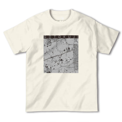 【豪徳寺（東京都）】地図柄ヘビーウェイトTシャツ