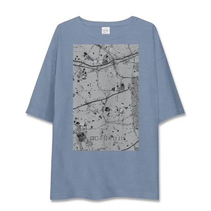 【豪徳寺（東京都）】地図柄ビッグシルエットTシャツ