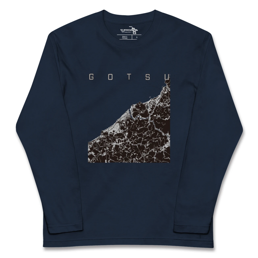 【江津（島根県）】地図柄ロングスリーブTシャツ
