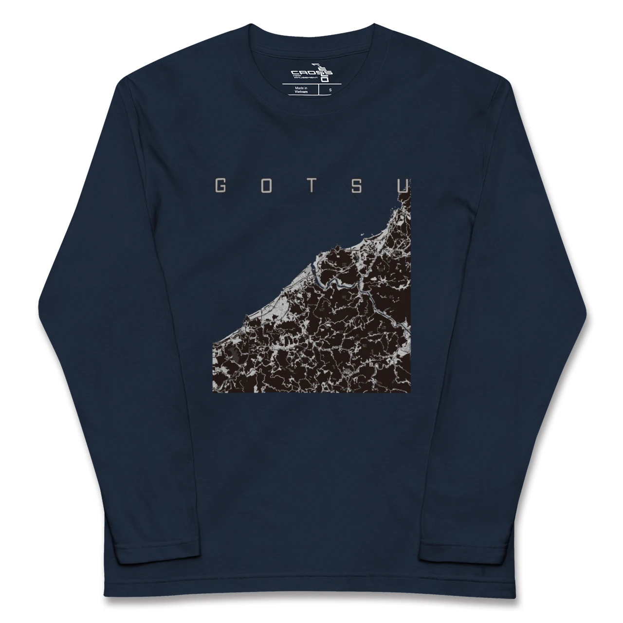 【江津（島根県）】地図柄ロングスリーブTシャツ
